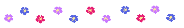 gif of flowers flashing different colors